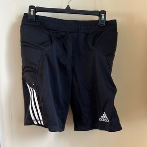 Adidas, NWT, tierro13 goalie shorts, black, size small (adult)